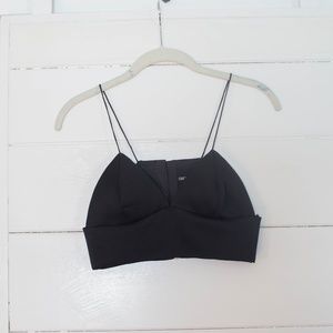 Asos Black Crop Top US Size 0